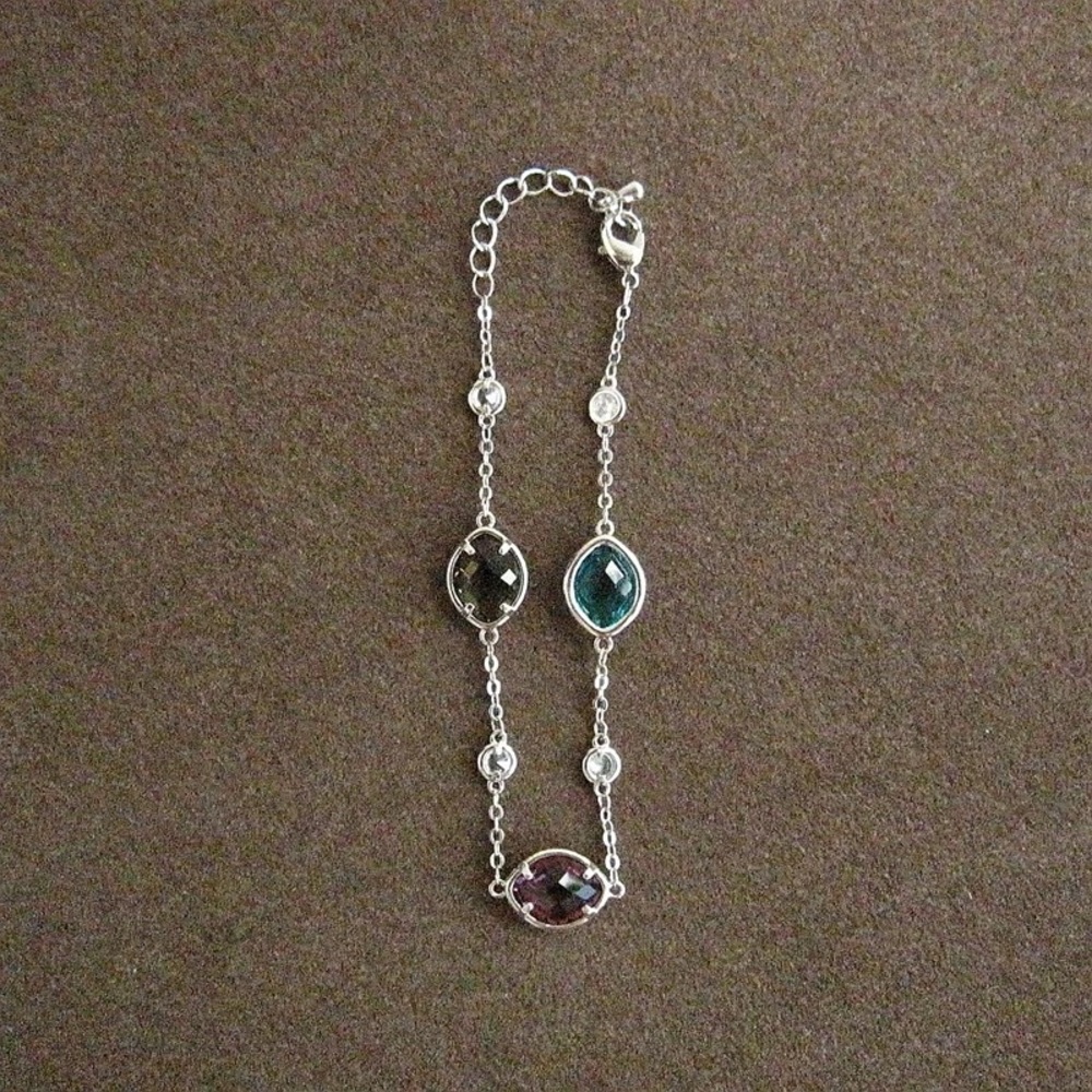 Marquise Gemstone Bracelet - Picture 4 of 7